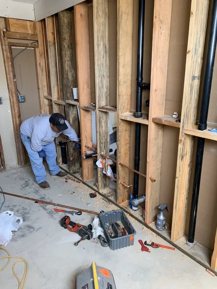 Commercial rough-in plumbing for Gas Line Repair in Old Town District